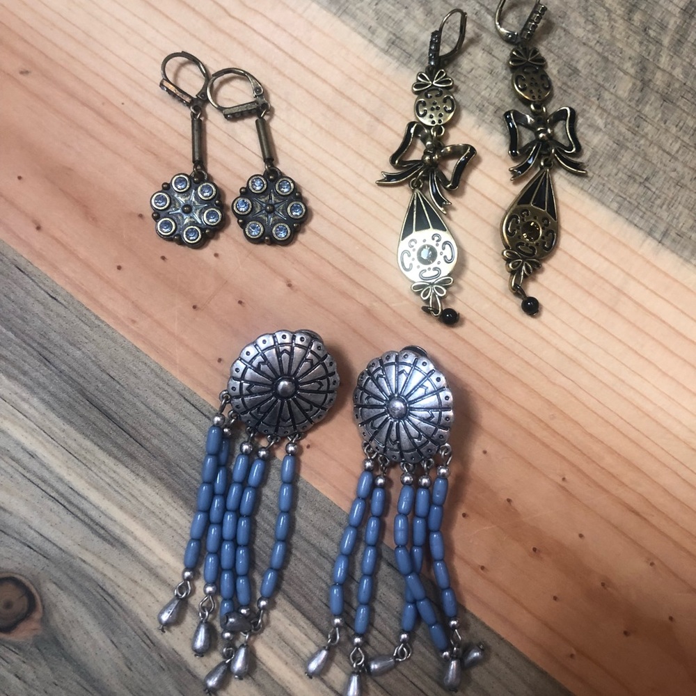 Jewelmint Earrings 3 Sets Boho Snowflake Alice